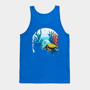 underwater scuba diving Tank Top